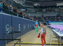 Bakıda idman gimnastikası üzrə Dünya Kubokunda ilk qaliblərin mükafatlandırma mərasimi keçirilib. Azərbaycan, 21 fevral, 2016